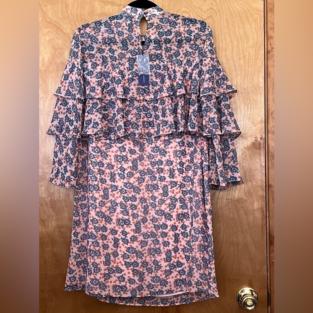Rebecca Minkoff Floral Darcy Ruffle Dress M - Picture 3 of 8